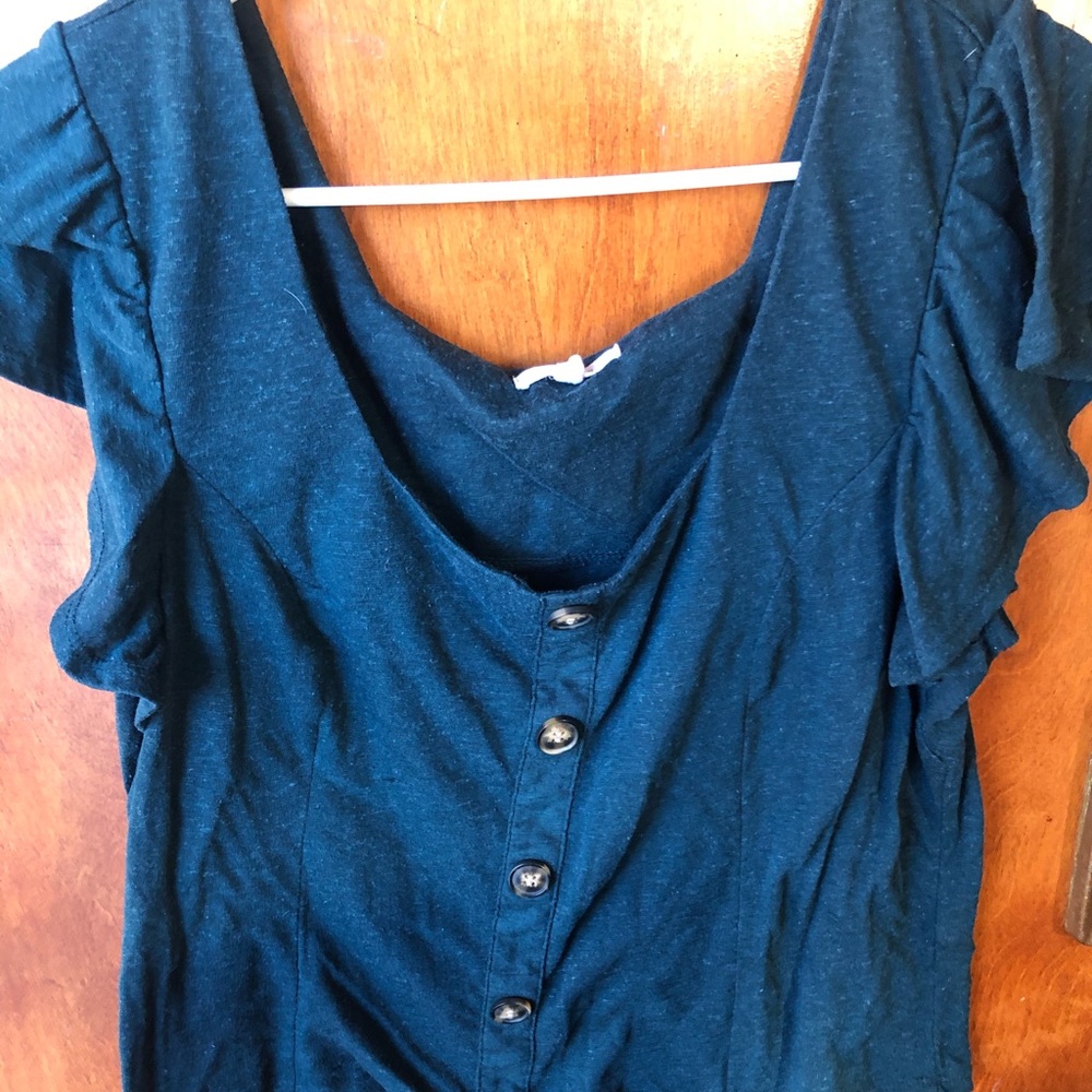 Ruffle Sleeve Top